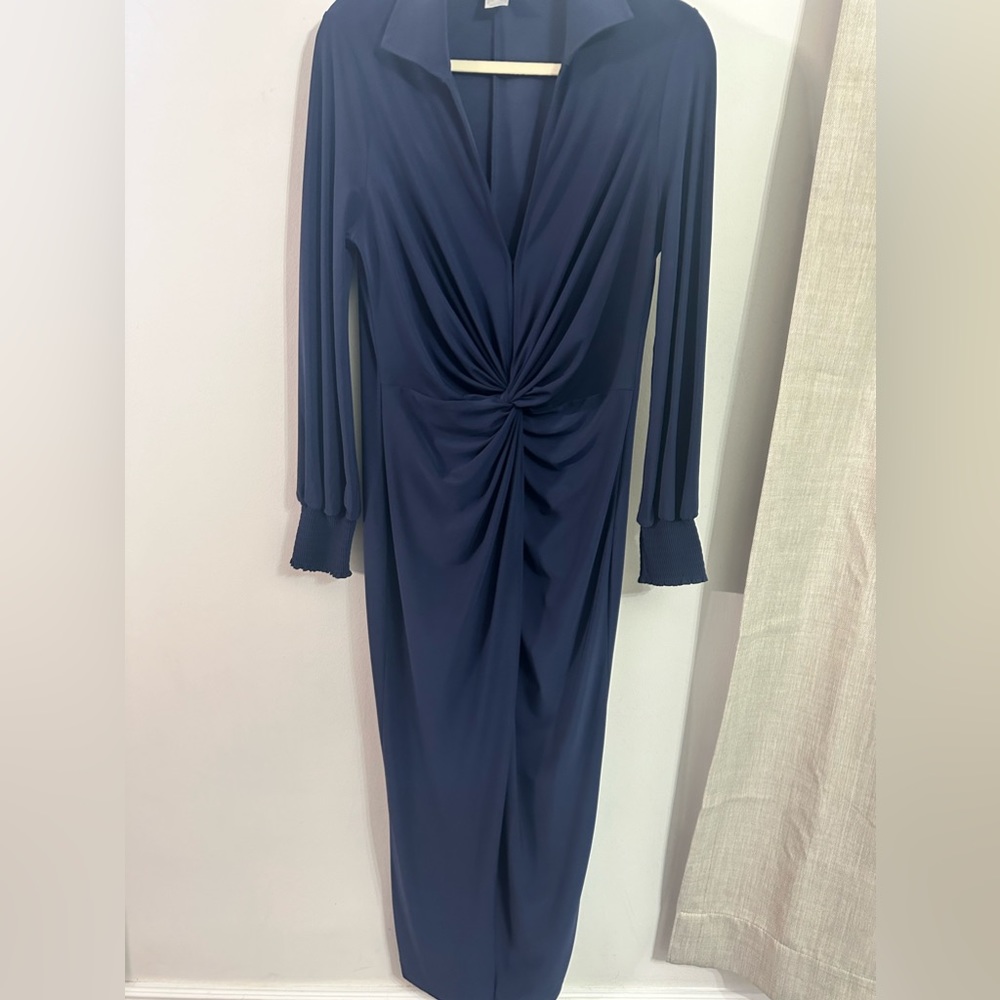 Venus navy blue dress size large.